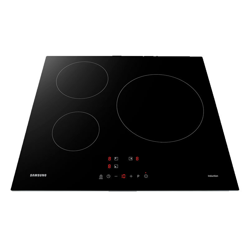 Placa de inducción Samsung NZ63M3NM1BB – 3 zonas, Función Booster, 7,2 kW