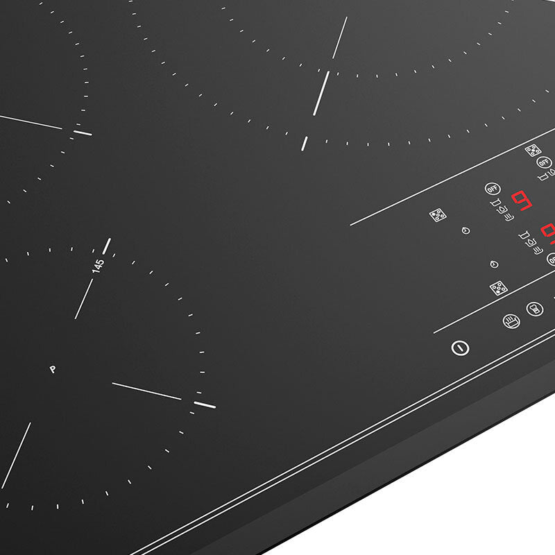 Placa de inducción empotrable Teka IR 9530 – 90 cm, 5 zonas (paellera 30 cm), control táctil deslizante