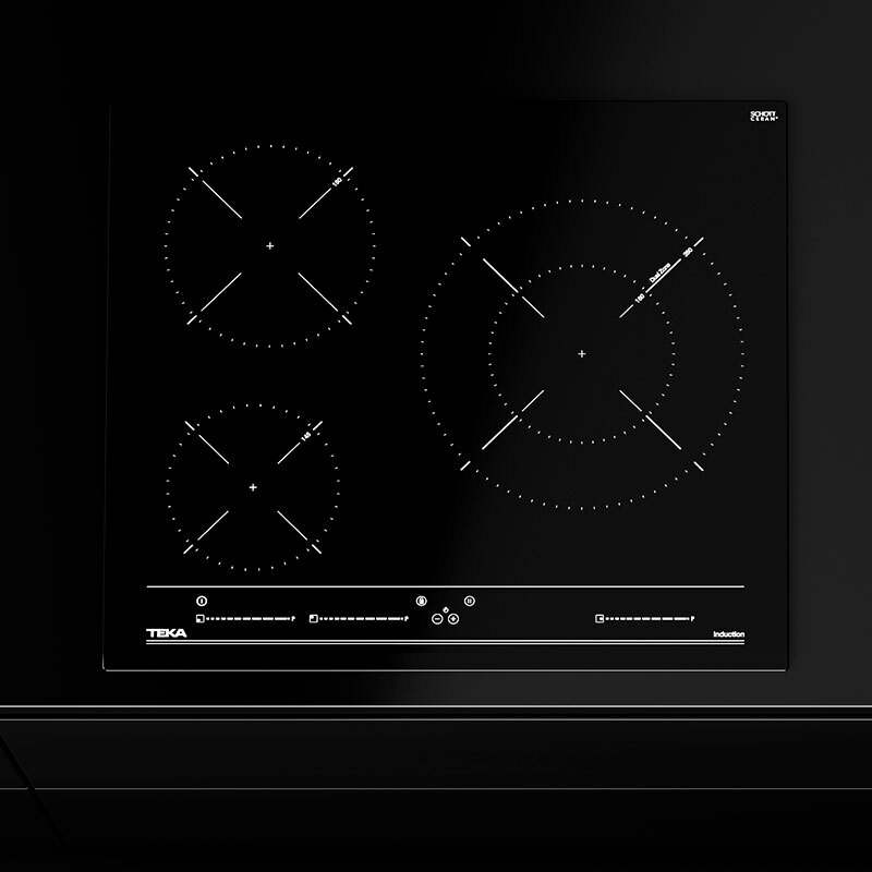 Placa de inducción Teka IZC 63015 MSS – 3 zonas, Multislider táctil, Power Plus