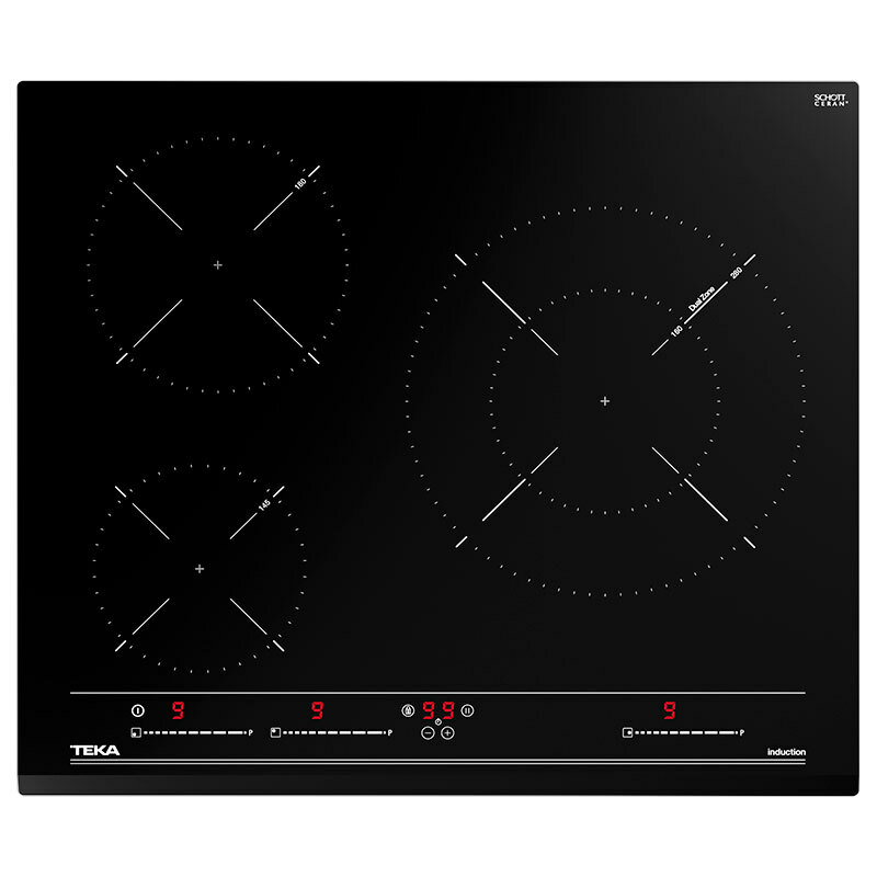 Placa de inducción Teka IZC 63015 MSS – 3 zonas, Multislider táctil, Power Plus