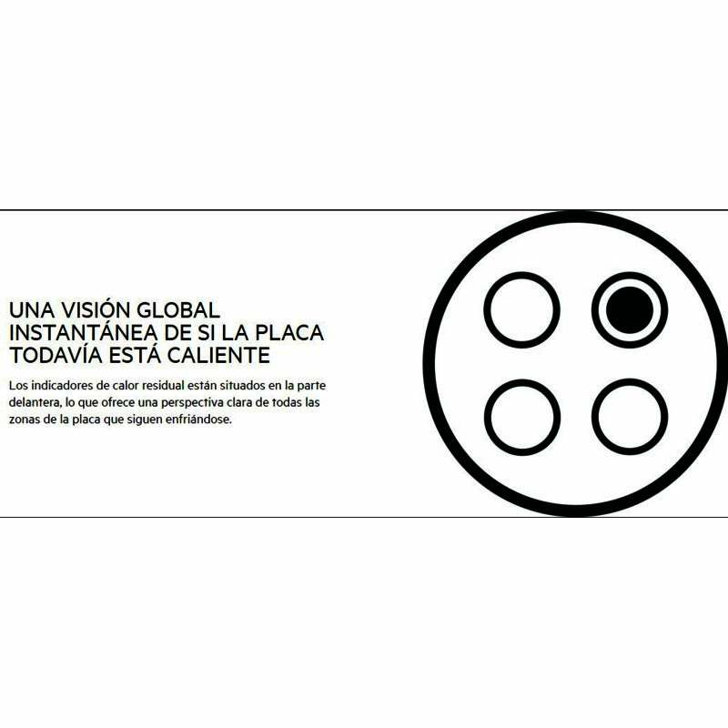 Placa vitrocerámica AEG HK623021FB – 60 cm, 3 zonas (doble 21/27 cm), mandos táctiles