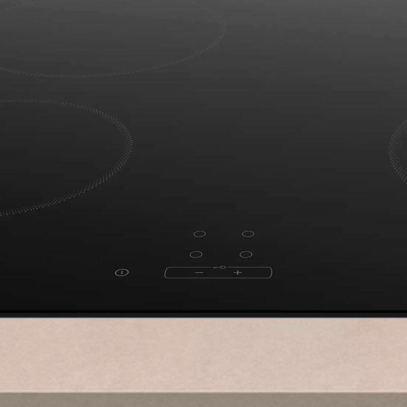 Placa vitrocerámica Balay 3EB761EN – Sin marco 60 cm, 4 zonas 6.400 W, Control táctil