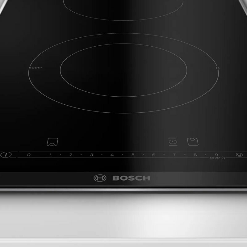 Placa vitrocerámica Bosch PKF375FP2E – 30 cm, 3.500 W, Control táctil