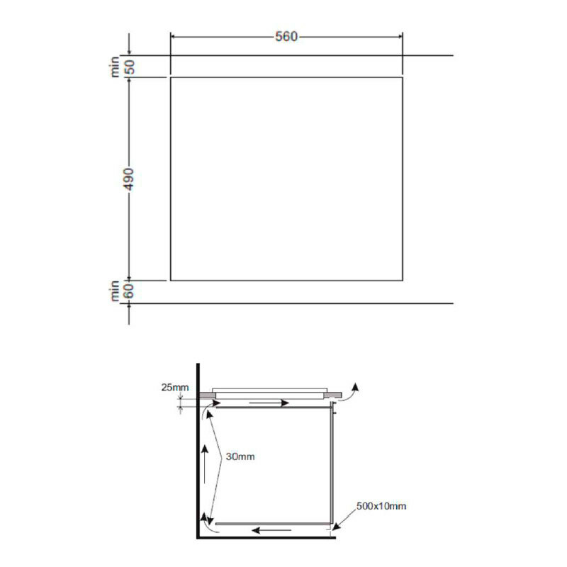 Placa vitrocerámica Fagor 3VFT-40AC – 60 cm, 4 zonas, mandos táctiles