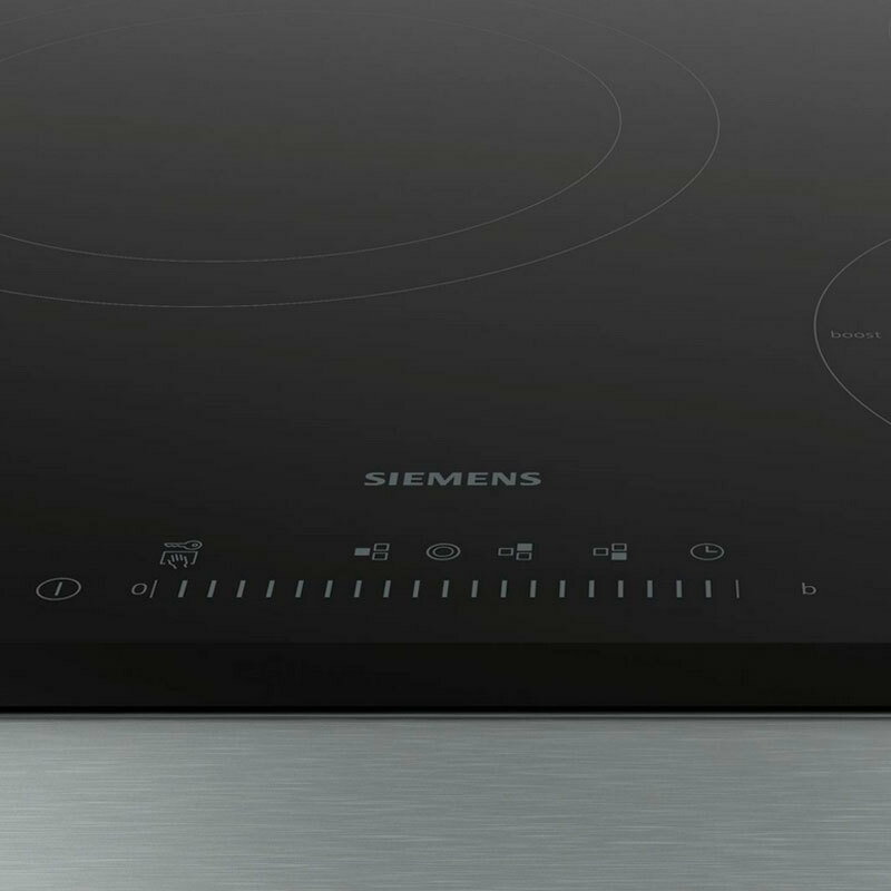 Placa vitrocerámica Siemens ET631FKP8E – Zona doble 28 cm, Control touchSlider, PowerBoost