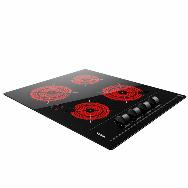 Placa vitrocerámica Teka TBC 64000 XFL – 60 cm, 4 zonas High Light, Booster 6.000 W