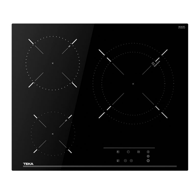 Placa vitrocerámica Teka TB 6315 – 3 zonas, Control táctil, Función Booster
