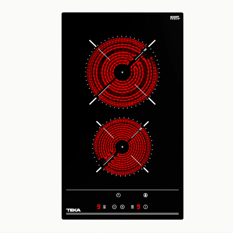 Placa vitrocerámica Teka TZC 32320 TTC – 2 zonas High Light, control táctil, bloqueo infantil