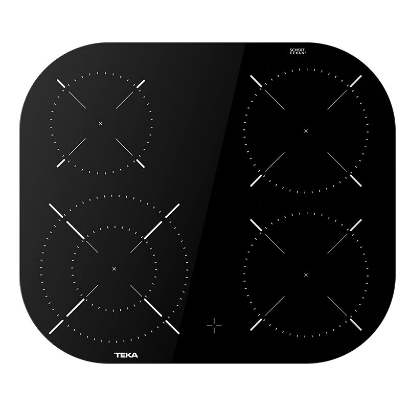 Placa vitrocerámica Teka TCC 64000 PLV – 60 cm, 4 zonas High Light, 6.900 W