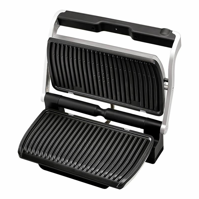 Grill de contacto Tefal OptiGrill+ XL GC722D16 – Superficie XL 40x20 cm, Sensor de espesor, 2000 W