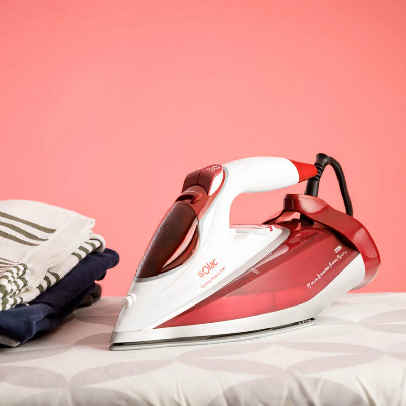 Plancha de vapor Solac PV2040 – 3100 W, suela cerámica, golpe 220 g/min