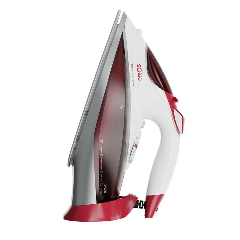 Plancha de vapor Solac PV2040 – 3100 W, suela cerámica, golpe 220 g/min