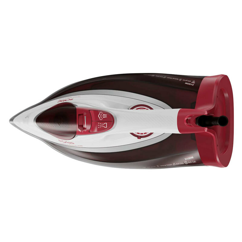 Plancha de vapor Solac PV2040 – 3100 W, suela cerámica, golpe 220 g/min