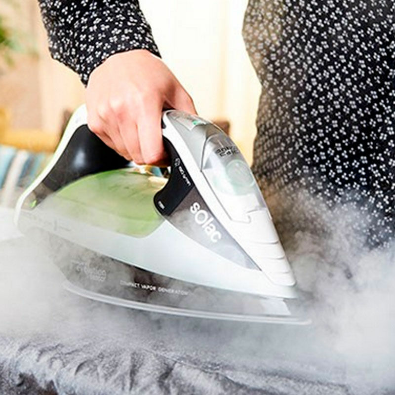 Centro de planchado Solac CVG9512 – 2800 W, vapor 60 g/min, golpe 190 g