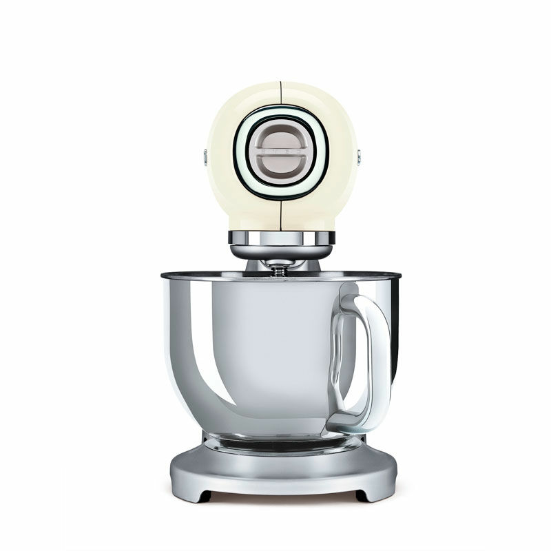 Robot amasador Smeg SMF02CREU – 4,8 L, 800 W, movimiento planetario