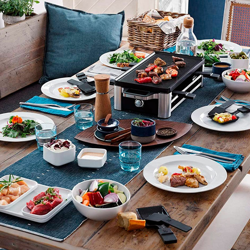 Sandwichera clásica WMF LONO 3200000063 – 2 sándwiches, 800 W, Cromargan®