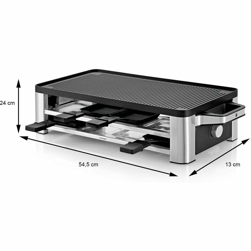 Sandwichera clásica WMF LONO 3200000063 – 2 sándwiches, 800 W, Cromargan®