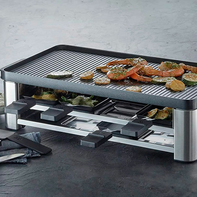 Sandwichera clásica WMF LONO 3200000063 – 2 sándwiches, 800 W, Cromargan®