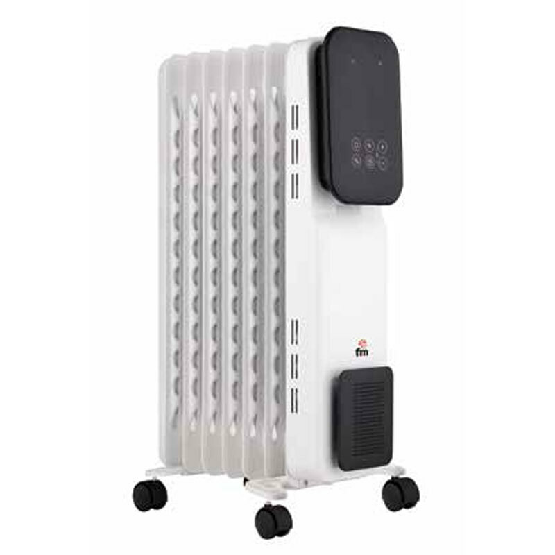 Radiador de aceite FM RI-15 – WiFi, 1500 W, Termostato programable
