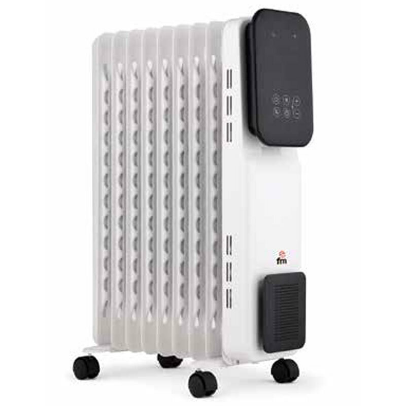 Radiador de aceite FM RI-20 – 2000 W, WiFi programable, 9 elementos