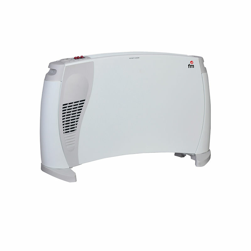Convector eléctrico FM RC1101 – 2000 W, TURBO rápido, Termostato regulable