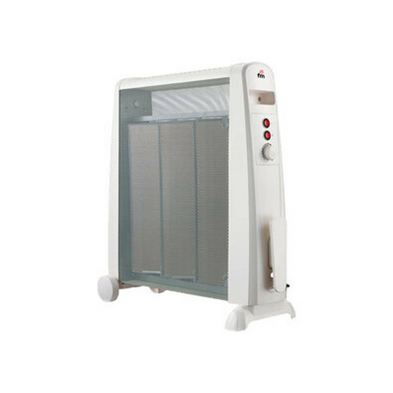 Radiador de mica FM Calefacción RM-15 – 1500 W, 3 niveles, Panel radiante