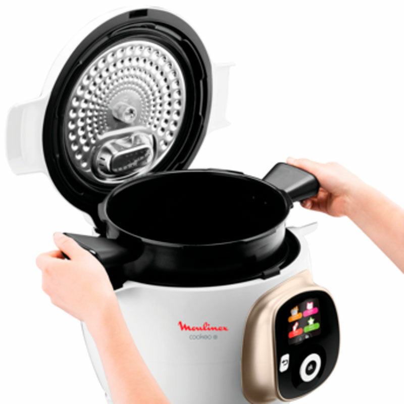 Robot de cocina multifunción Moulinex CE851A10 – 6 L, 1600 W, cocción a presión