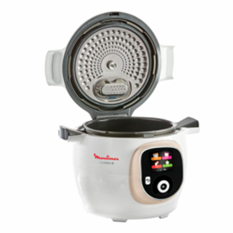 Robot de cocina multifunción Moulinex CE851A10 – 6 L, 1600 W, cocción a presión
