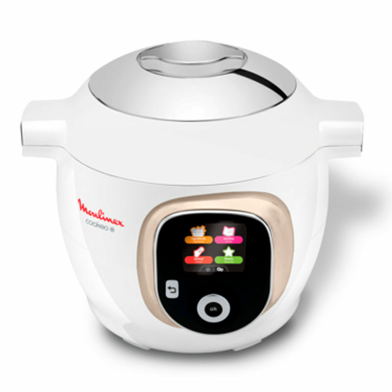 Robot de cocina multifunción Moulinex CE851A10 – 6 L, 1600 W, cocción a presión