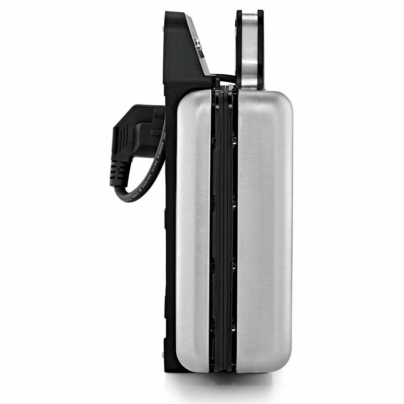 Sandwichera WMF LONO – 2 sándwiches XXL, 800 W, Acero inoxidable