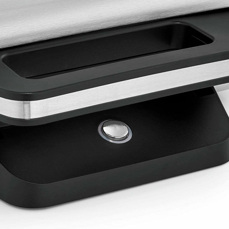 Sandwichera WMF LONO – 2 sándwiches XXL, 800 W, Acero inoxidable