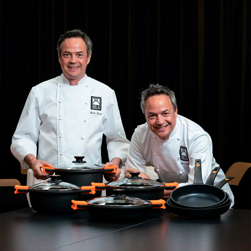 Sartén Bra A271220 – 20 cm, Teflon Platinum Plus, Compatible inducción