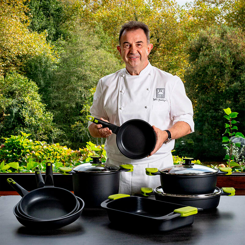 Sartén Bra A491226 – 26 cm, Antiadherente Teflon tricapa, Inducción