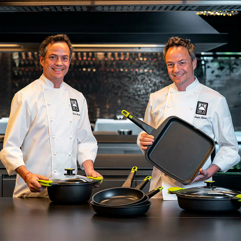 Sartén Bra A491228 – 28 cm, Antiadherente Teflon Innovations, Inducción