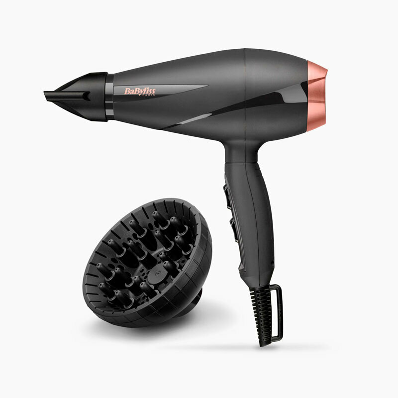 Secador profesional BaByliss 6709DE – Motor AC 2100 W, Tecnología iónica, Garantía 5 años