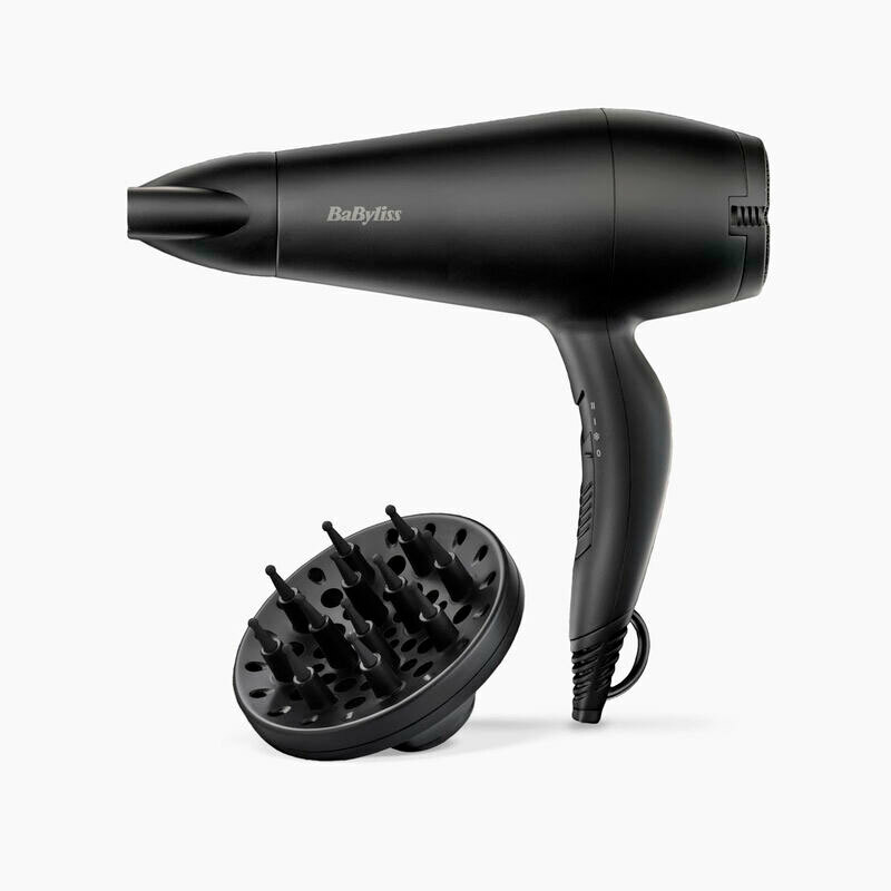Secador de pelo BaByliss D215DE – 2200 W, cerámica, difusor incluido