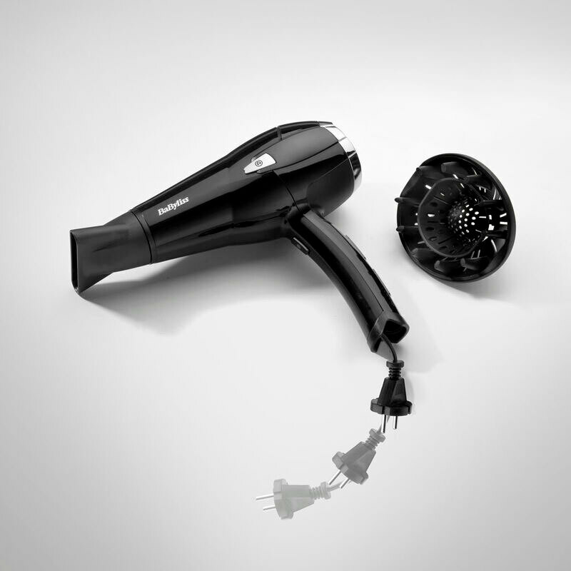 Secador de pelo Babyliss D374DE – 2000 W, Iónico, Cerámico