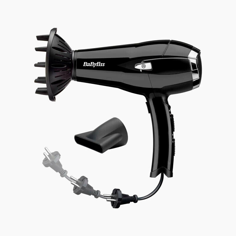 Secador de pelo Babyliss D374DE – 2000 W, Iónico, Cerámico