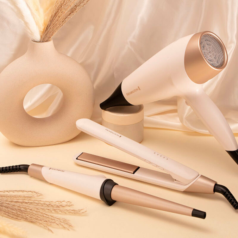 Secador de pelo Remington D4740 – 2200 W, Iónico con aceite de karité, Difusor incluido