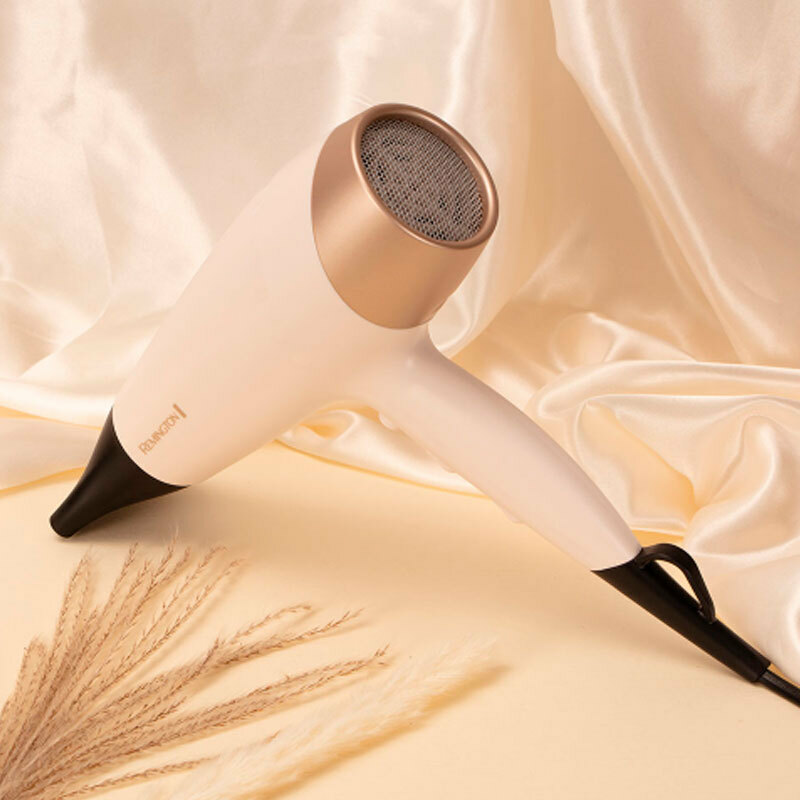 Secador de pelo Remington D4740 – 2200 W, Iónico con aceite de karité, Difusor incluido