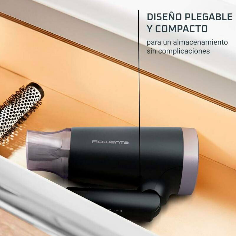 Secador de viaje Rowenta CV1831F0 – 1600W, Iónico, Plegable