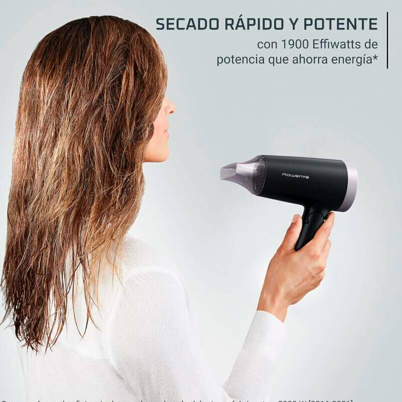 Secador de viaje Rowenta CV1831F0 – 1600W, Iónico, Plegable