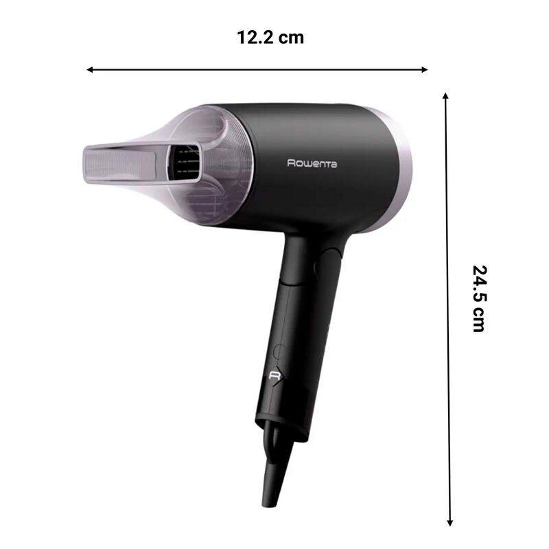 Secador de viaje Rowenta CV1831F0 – 1600W, Iónico, Plegable