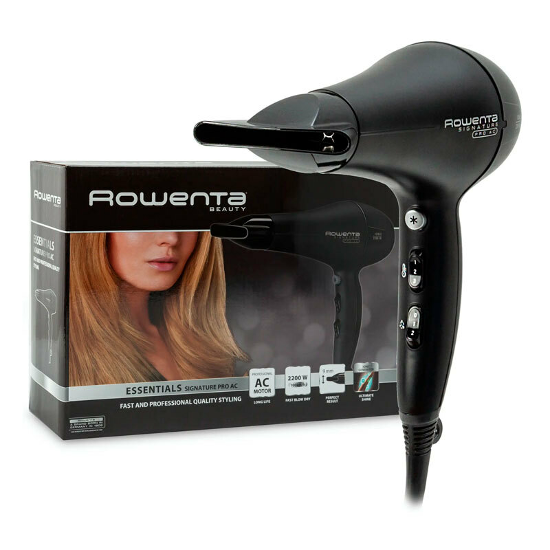 Secador de pelo Rowenta CV7810F0 – 2200 W, Motor AC, Iónico