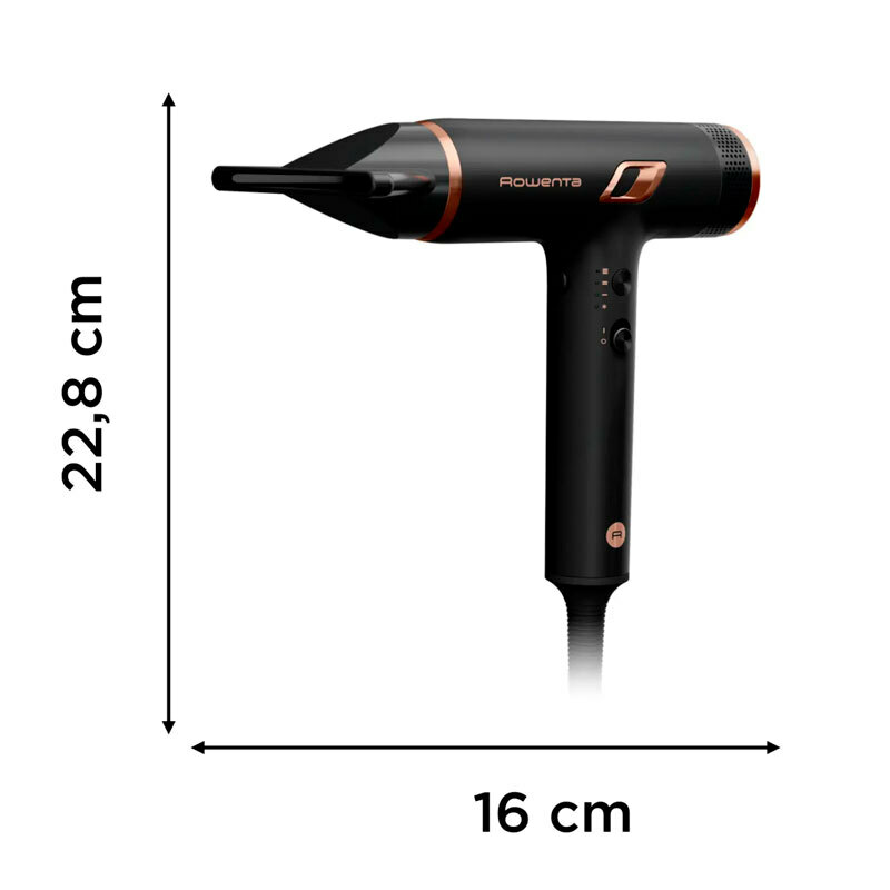 Secador Rowenta HY8310F0 – 1700 W, Motor digital BLDC, Iónico anti-frizz
