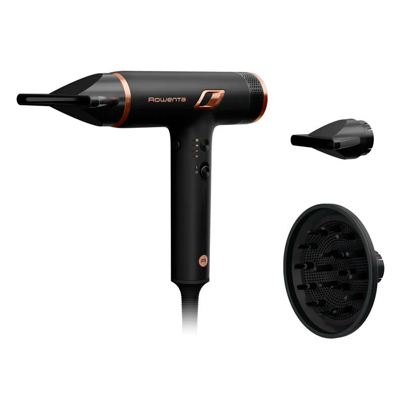 Secador Rowenta HY8310F0 – 1700 W, Motor digital BLDC, Iónico anti-frizz