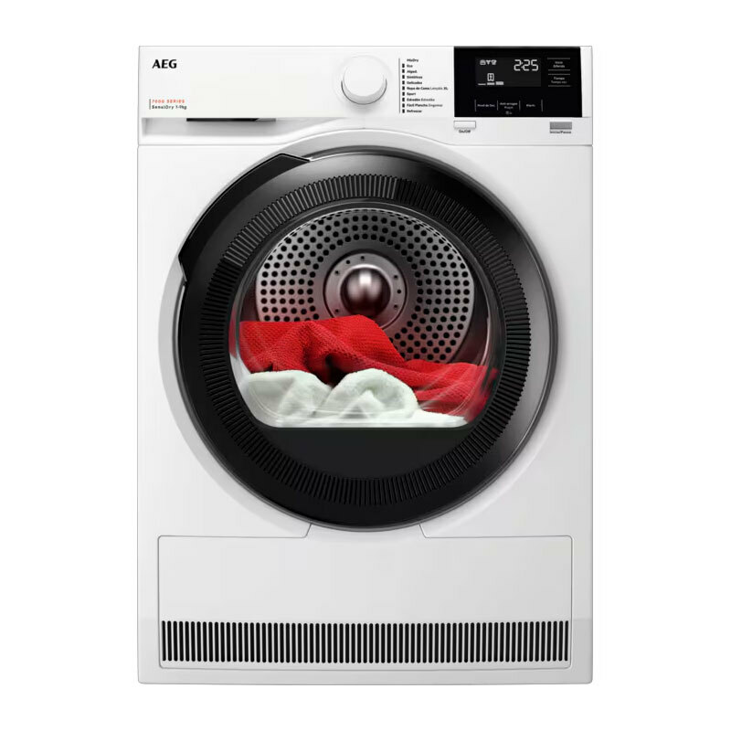 Secadora AEG TR719G4PB – 9 kg, Bomba de calor, Sensor de humedad