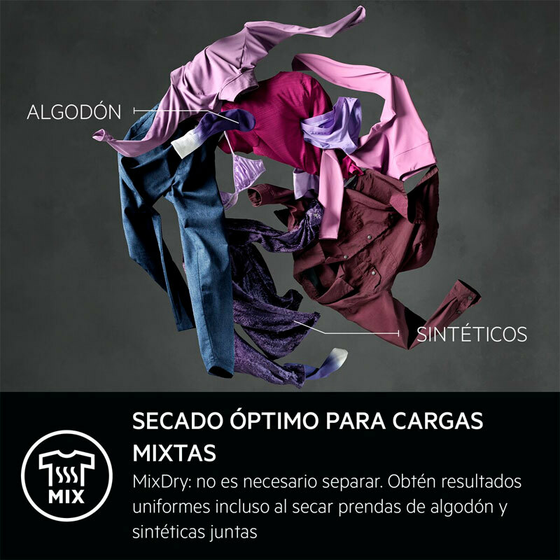 Secadora AEG TR818A4OB – 8 kg, Bomba de calor, Motor inverter