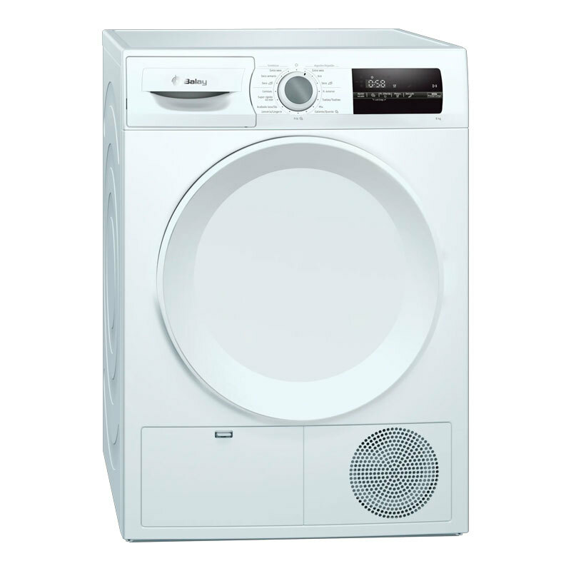 Secadora Balay 3SB288BE – 8 kg, Bomba de calor, Sensor de humedad