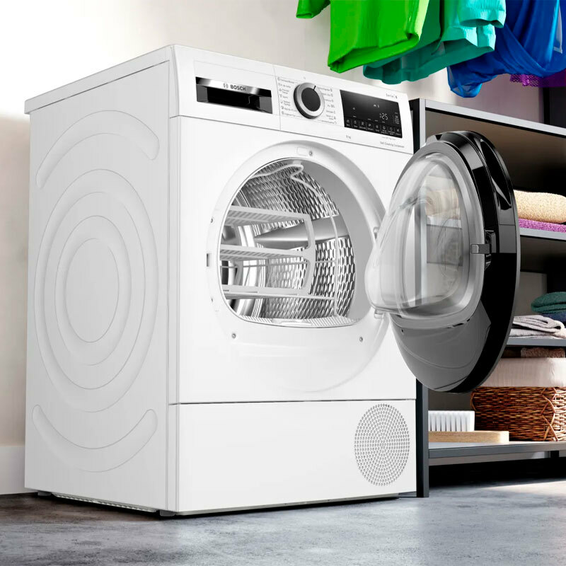Secadora Bosch WQG245D0ES Serie 6 – 9 kg, Bomba de calor, AutoDry